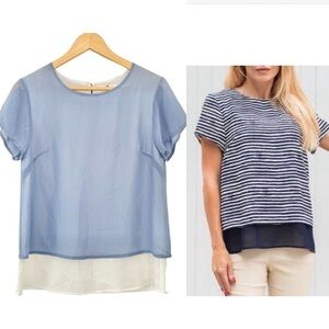 Jean-pierre Klifa Paris Resort Wear Double Lined Blouse XS